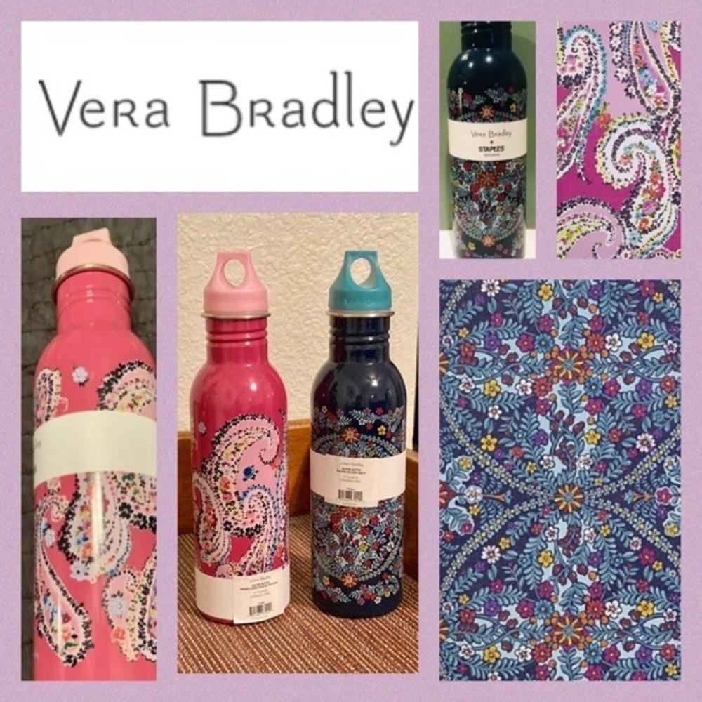 Vera Bradley New Water Bottles